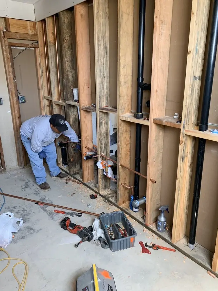 Commercial rough-in plumbing for Water Heater Replacement in Sassamansville